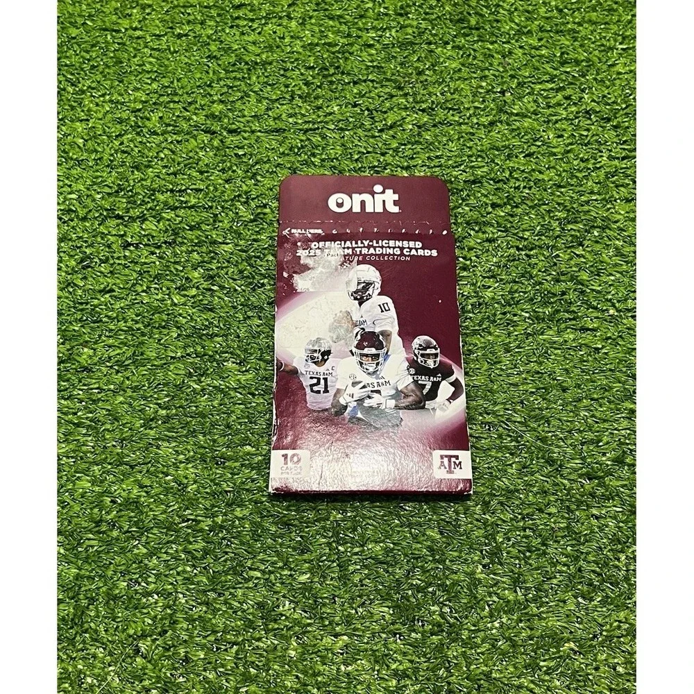 Texas A&M Collectibles 2025 CFP Aggie Football Trading Cards NIL Fund TAMU 10 Pk